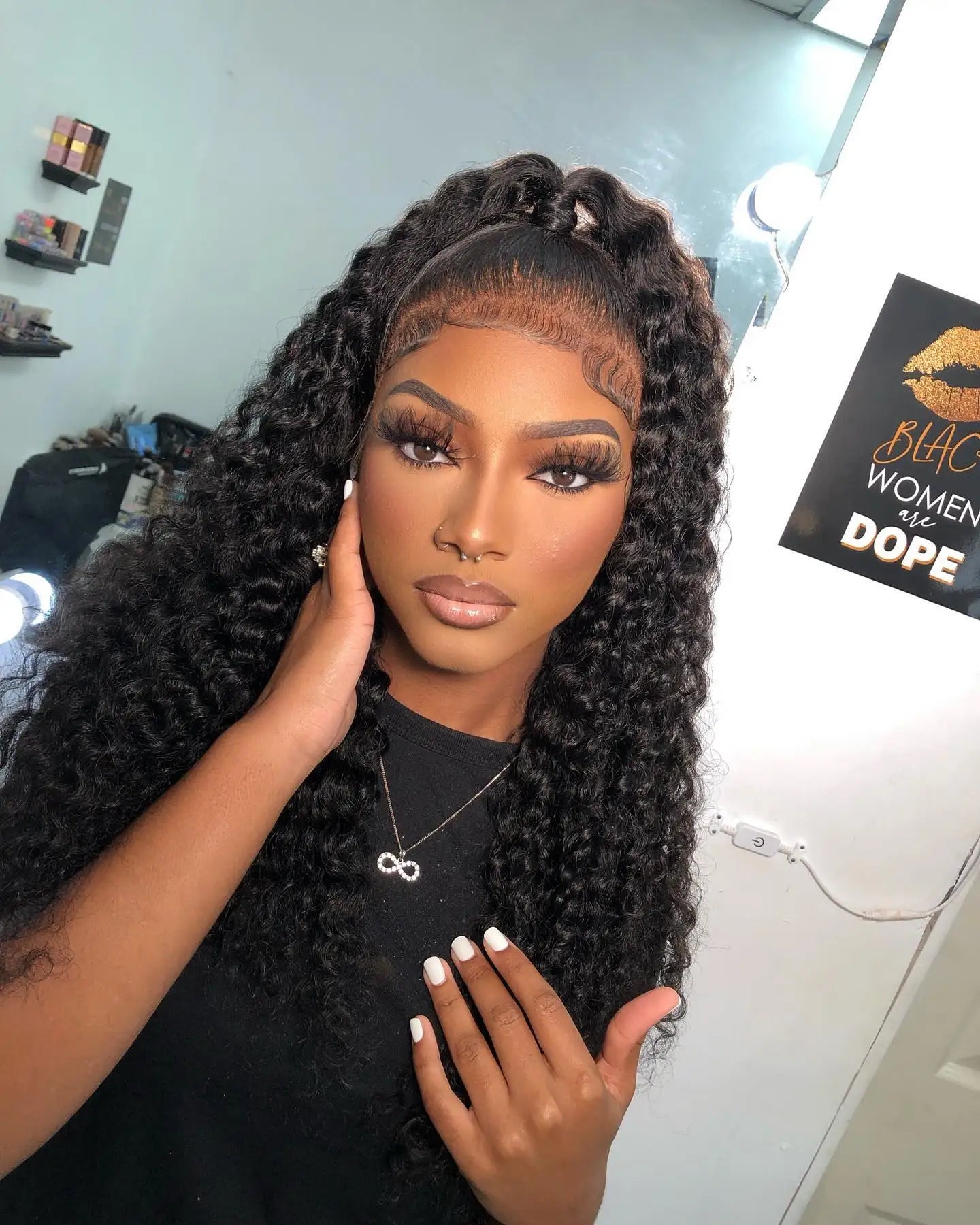 Water Wave Glueless Wig Human Hair Curly 13x6 HD Frontal Wig 250% Deep Wave Lace Front Wigs Wear Go 7x5 HD Lace Closure Wig Sale
