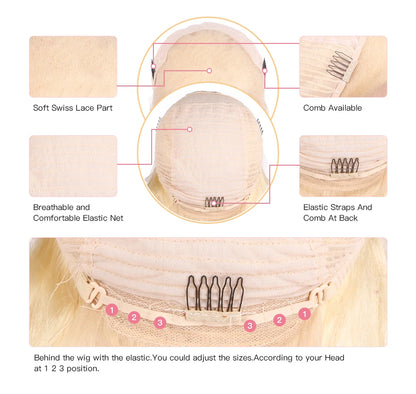 613 Hd 13x4 13x6 360 Lace Frontal Wig Lace Wig Honey Blonde Lace Front Wig Colored Human Hair Brazilian Body Wave Lace Front Wig