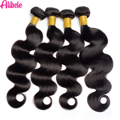 Body Wave Bundles With Closure Malaysia Virgin Human Hair Bundles With 5x5 6x6 HD Transparent Lace Closure Free Part Black Color