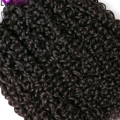 8-40" Afor Kinky Curly Human Hair 3/4 pcs Bundles Deal Brazilian Raw Hair Weave Bundle Virgin Human Hair Extensions Double Weft