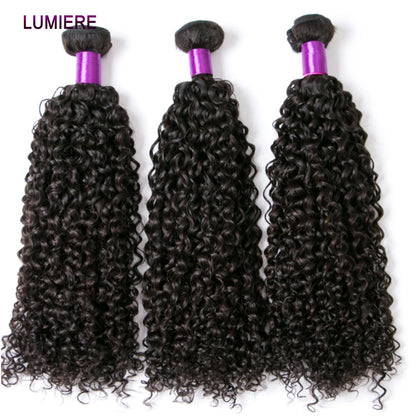 8-40" Afor Kinky Curly Human Hair 3/4 pcs Bundles Deal Brazilian Raw Hair Weave Bundle Virgin Human Hair Extensions Double Weft