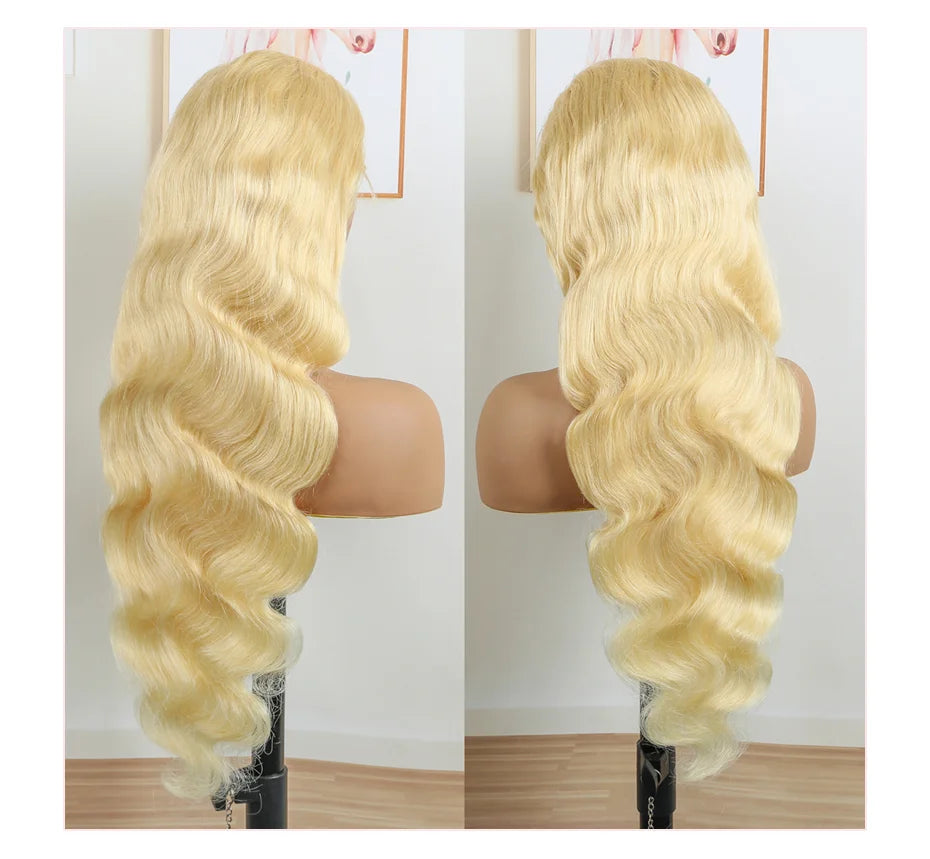 613 Hd 13x4 13x6 360 Lace Frontal Wig Lace Wig Honey Blonde Lace Front Wig Colored Human Hair Brazilian Body Wave Lace Front Wig