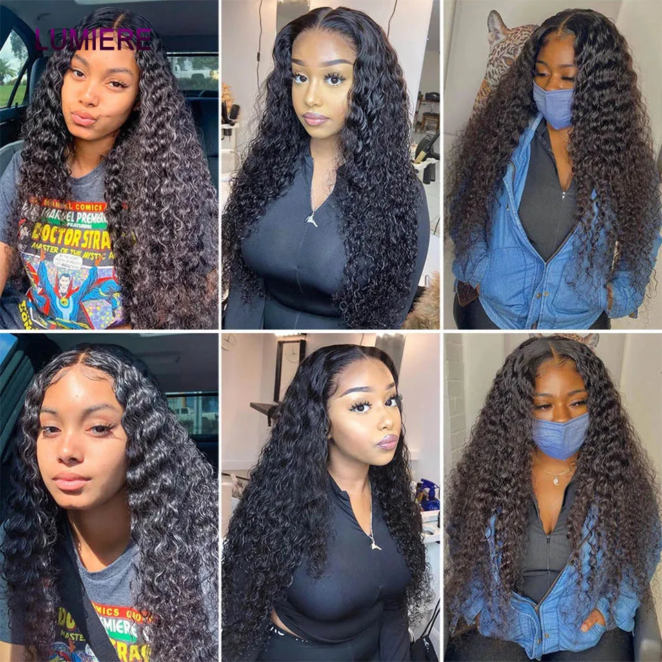 8-40" Afor Kinky Curly Human Hair 3/4 pcs Bundles Deal Brazilian Raw Hair Weave Bundle Virgin Human Hair Extensions Double Weft