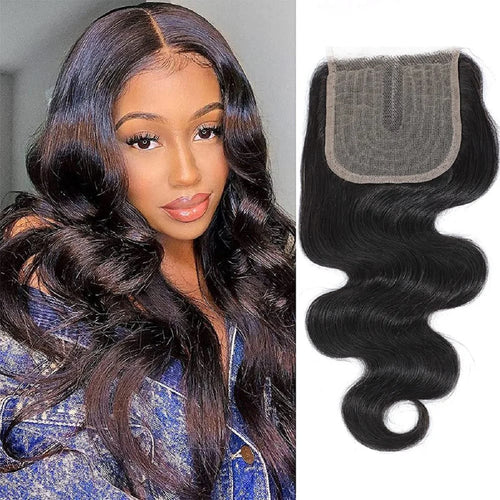 Body Wave Human Hair Bundles With 4×4 HD Lace Closure Bundles 100% Human Hair Extensions Brazilian Weave Raw Hair Natural Color