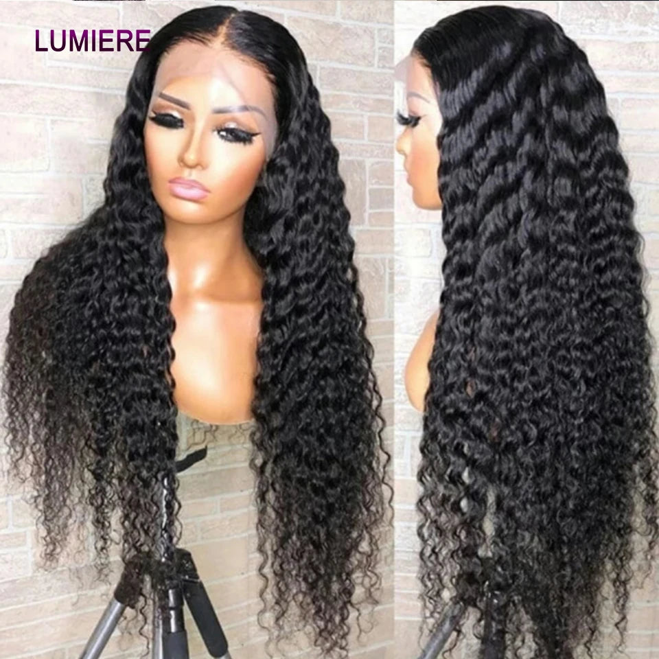 8-40" Afor Kinky Curly Human Hair 3/4 pcs Bundles Deal Brazilian Raw Hair Weave Bundle Virgin Human Hair Extensions Double Weft