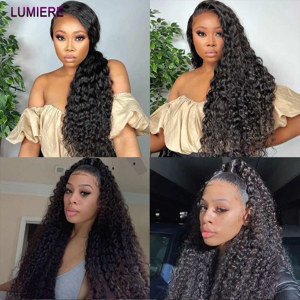 8-40" Afor Kinky Curly Human Hair 3/4 pcs Bundles Deal Brazilian Raw Hair Weave Bundle Virgin Human Hair Extensions Double Weft