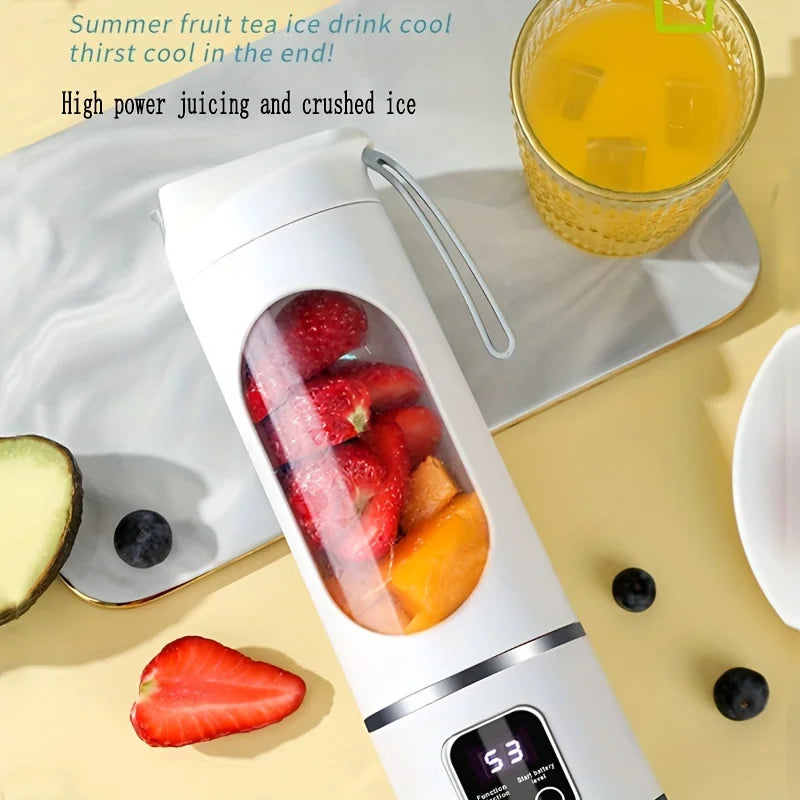 Electric Juicing Cup Portable Wireless Fruit Blender Mini Multifunctional Kitchen Juicer USB Charging Outdoor Juicing Cup
