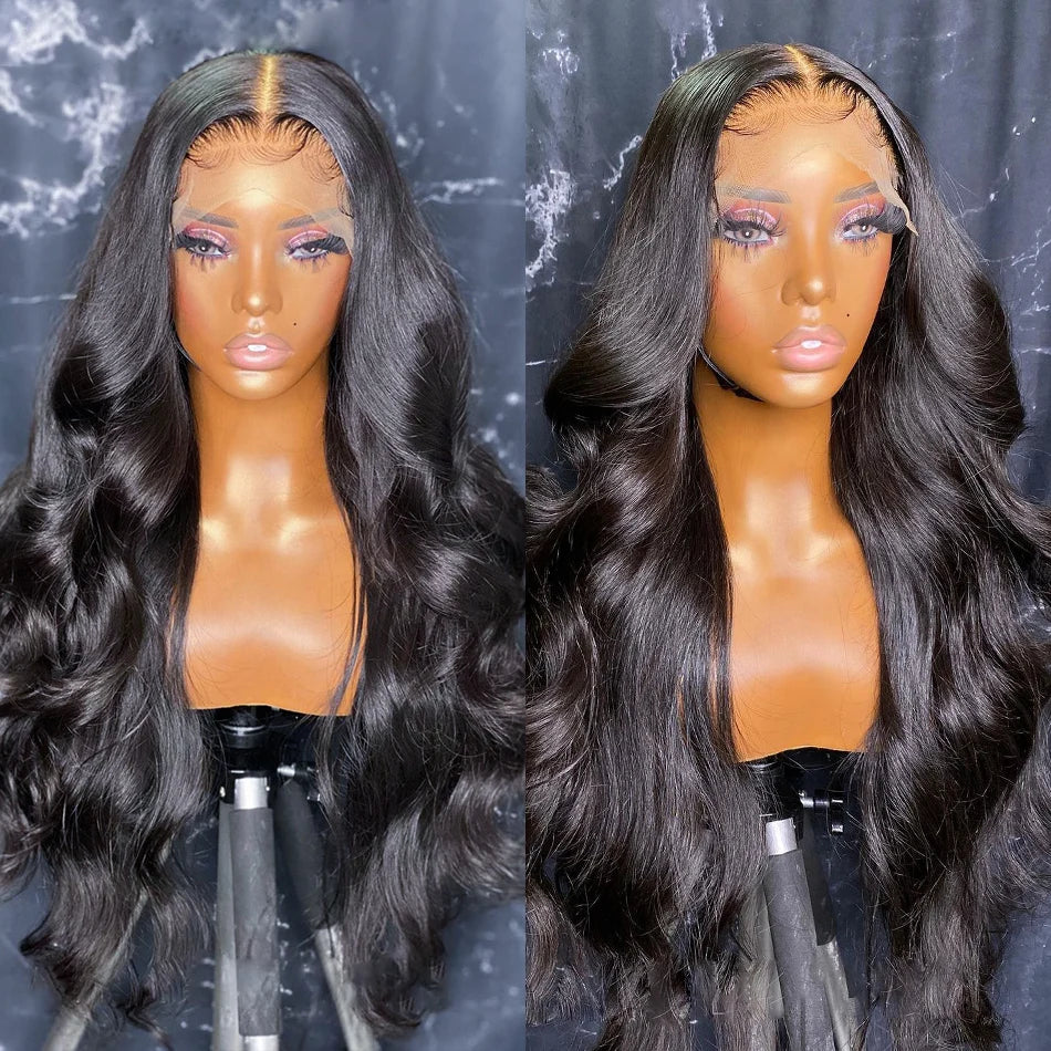 360 Full Lace Wigs 100% Human Hair Pre Plucked Body Wave 13x6 Hd Lace Frontal Wig Brazilian Hair For Black Women 200 Density
