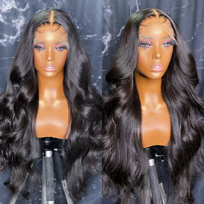 360 Full Lace Wigs 100% Human Hair Pre Plucked Body Wave 13x6 Hd Lace Frontal Wig Brazilian Hair For Black Women 200 Density
