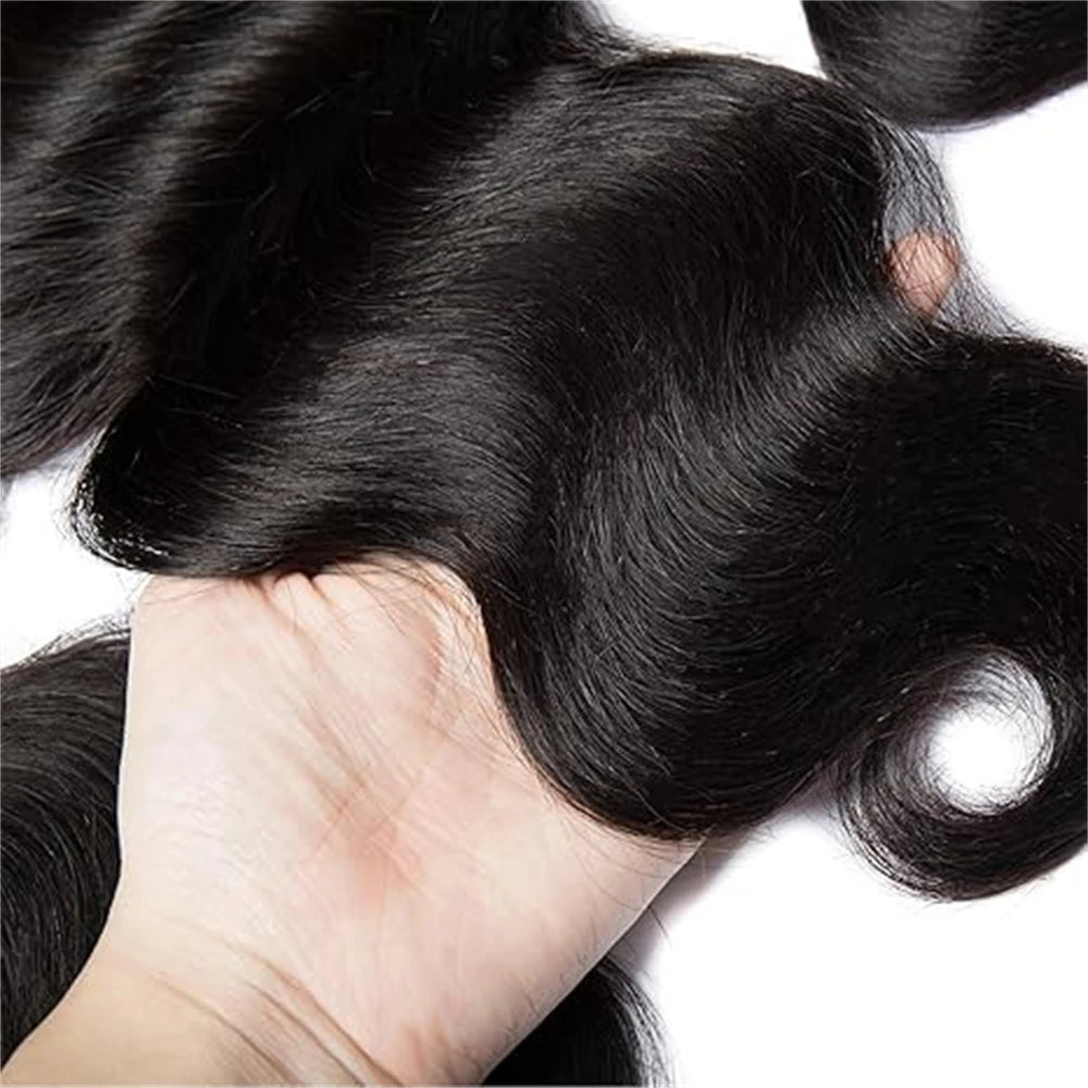 13x4 Lace Frontal Closure Body Wave Frontal Transparent Lace Frontals With 100% virgin Hair 100% Human Hair Natural Color Wigs