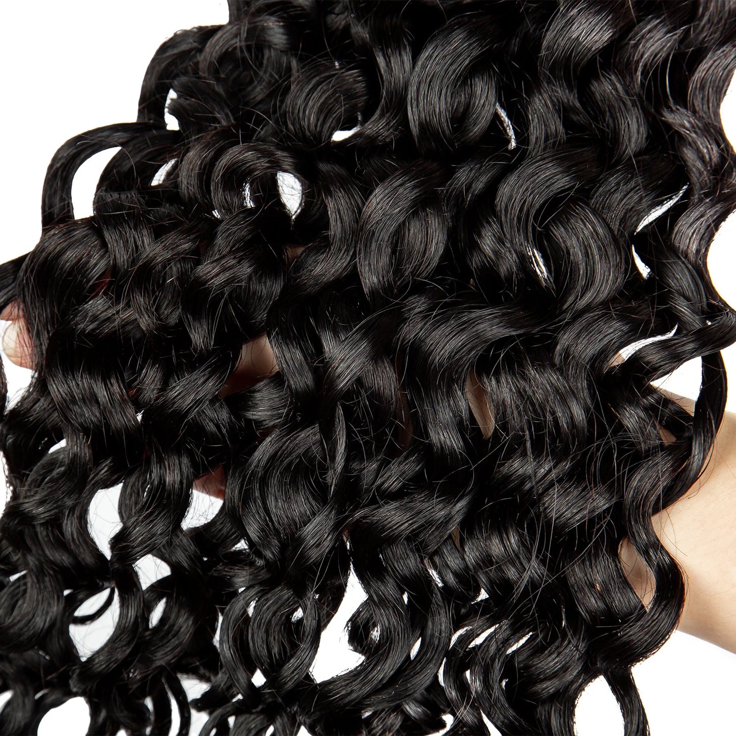 Natural Human Braiding Hair 26 28 Inch Deep Water Wave Bulk Human Hair for Boho Braids No Weft 16A Virgin Curly Hair Extensions