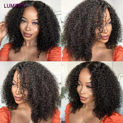 8-40" Afor Kinky Curly Human Hair 3/4 pcs Bundles Deal Brazilian Raw Hair Weave Bundle Virgin Human Hair Extensions Double Weft