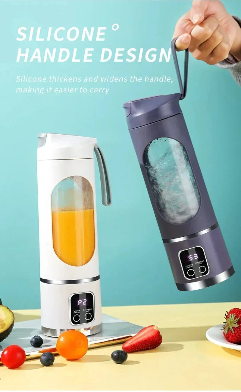 Electric Juicing Cup Portable Wireless Fruit Blender Mini Multifunctional Kitchen Juicer USB Charging Outdoor Juicing Cup