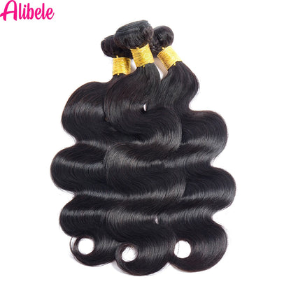 Body Wave Bundles With Closure Malaysia Virgin Human Hair Bundles With 5x5 6x6 HD Transparent Lace Closure Free Part Black Color