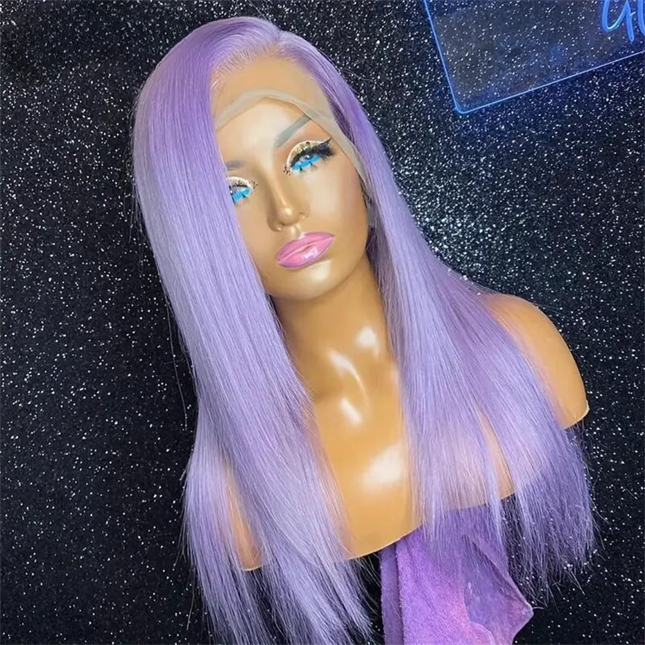 13x6 Teal Ocean Blue Lace Front Wig Human Hair Body Wave 613 Blonde Lace Frontal Wig Preplucked Mint Green Color Human Hair Wigs