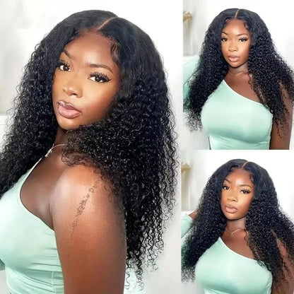 Afro Kinky Curly Closure Human Hair 4x4 Free Part Closure 12-22Inch Natural Color Swiss Lace Closure 100% Human Hair Closure