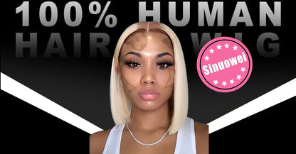 P4/27 Straight Highlight Human Hair Bundles Bone Straight Human Hair  Remy Hair Extensions Straight Blonde Bundles For Women