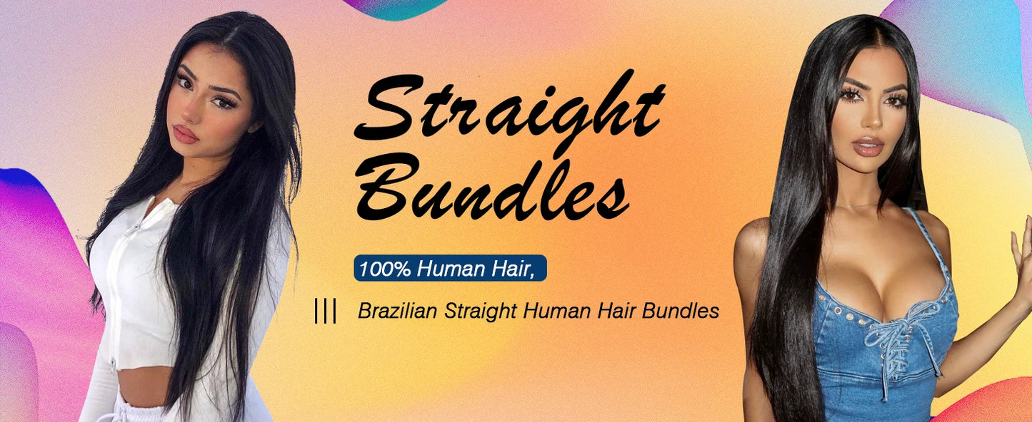 8-32 Inch Bone Straight Human Hair Weave Bundles 12 A Brazilian Natural Color 100% Remy Human Hair Extension 1 3 4 Bundles Weft