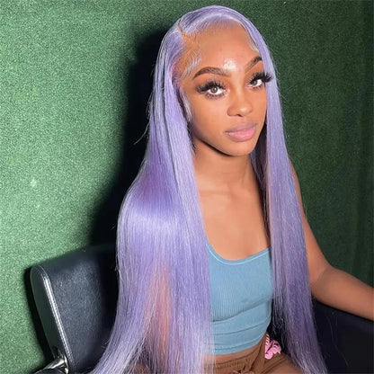 13x6 Teal Ocean Blue Lace Front Wig Human Hair Body Wave 613 Blonde Lace Frontal Wig Preplucked Mint Green Color Human Hair Wigs