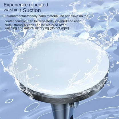 Car Fan 12V-24V Large Wind Three Speed Control Light and Portable Suction Cup Single Head Portable USB  Rechargeable 360 Degree