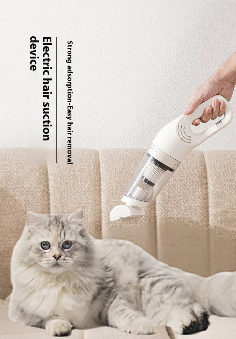 Handheld USB Charging Portable Home Car Wireless Cleaning Vacuum Cleaner, High-power Suitable For Dust And Pet Hair
