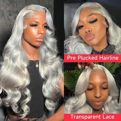 13x6 Teal Ocean Blue Lace Front Wig Human Hair Body Wave 613 Blonde Lace Frontal Wig Preplucked Mint Green Color Human Hair Wigs