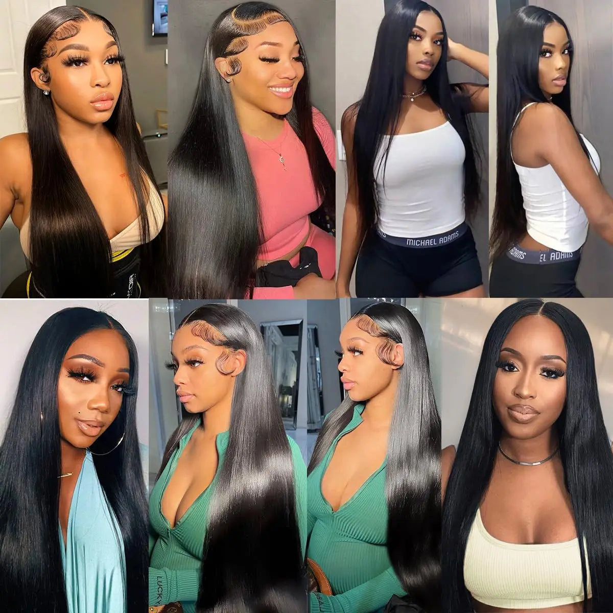 YEORING Straight Human Hair Bundles With 5×5 HD Lace Closure Bundles 100% Human Hair Extensions Brazilian Weave Raw Hair Natural