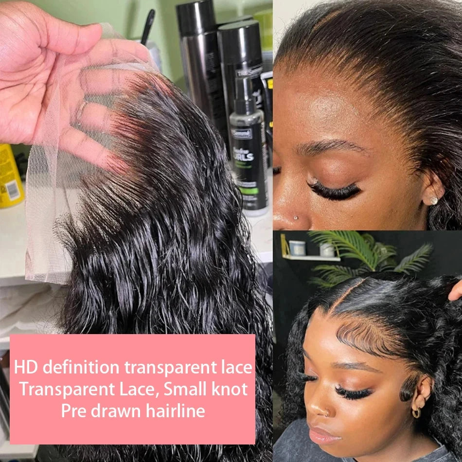 200% Density HD 13x4 Lace Jerry Curly Bob Wig 4x4 Lace Closure Loose Deep Wave Lace Front Human Hair Wig 100% Remy Human Hair