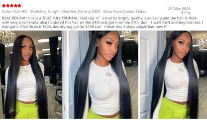 40 46 Inch 13x4 13x6 HD Transparent Bone Straight Lace Front Wigs 220 Density Brazilian Human Hair Wigs For Women