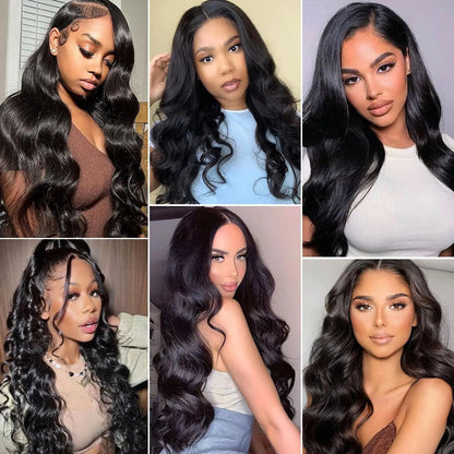 13x4 Lace Frontal Closure Body Wave Frontal Transparent Lace Frontals With 100% virgin Hair 100% Human Hair Natural Color Wigs