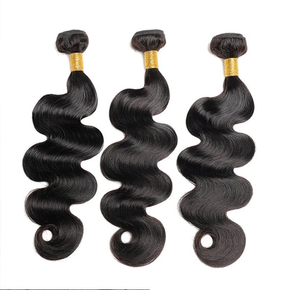 Body Wave Bundles Human Hair Brazilian Hair Weave Bundles 100% Natural Black Human Hair Extensions 1 3 4 PCS Bundles