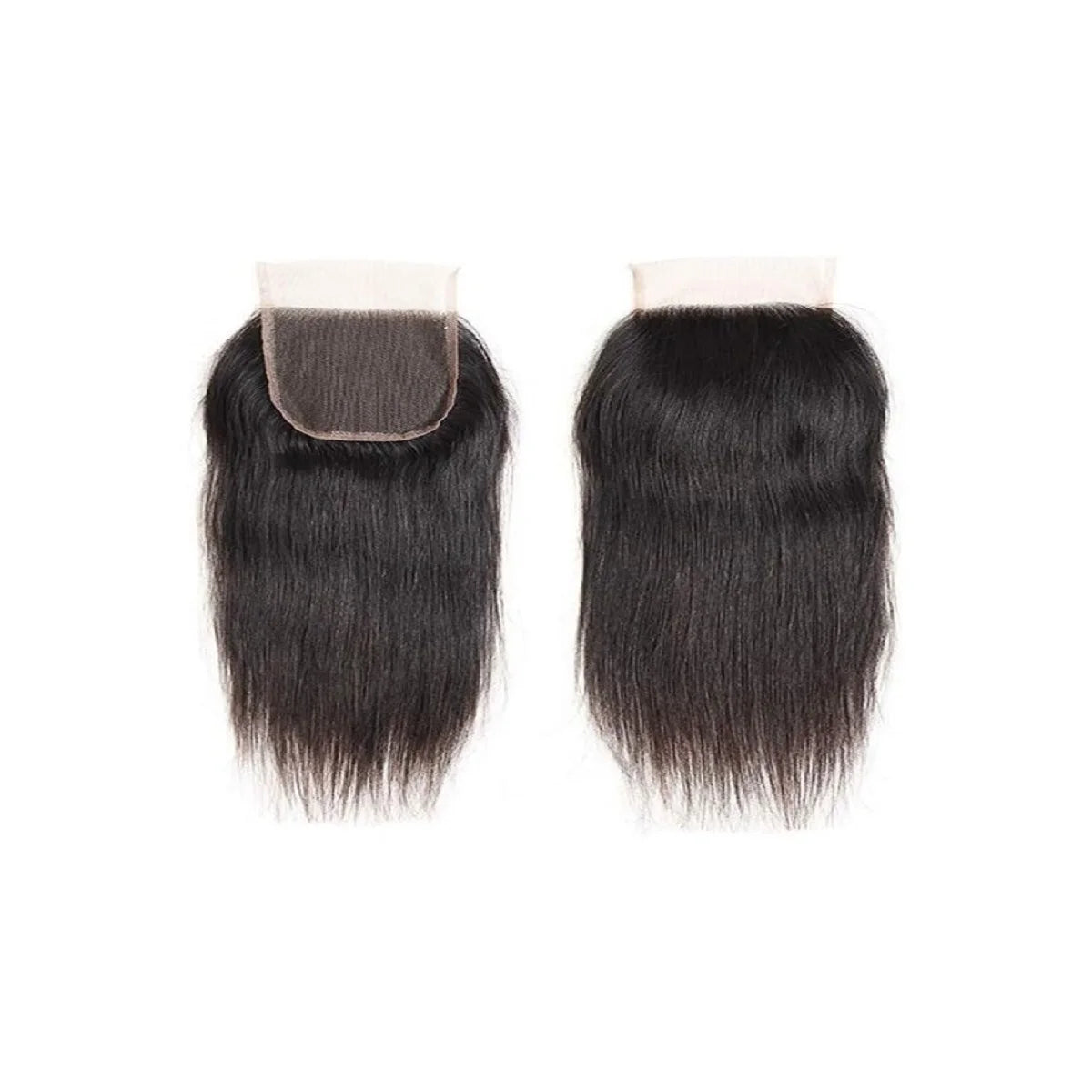 YEORING Store Straight Human Hair 4×4 Lace Skin Melt Transparent Closure Lace Swiss Closure 100% Human Hair Remy Brazilian Hairs