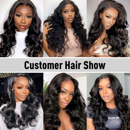 Body Wave Human Hair Bundles With 4×4 HD Lace Closure Bundles 100% Human Hair Extensions Brazilian Weave Raw Hair Natural Color