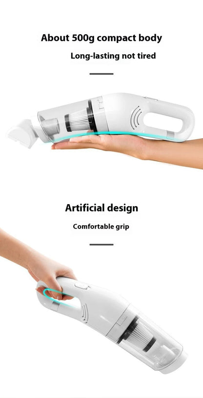 Handheld USB Charging Portable Home Car Wireless Cleaning Vacuum Cleaner, High-power Suitable For Dust And Pet Hair