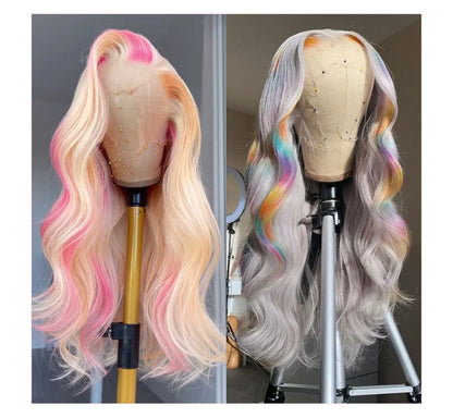 613 Hd 13x4 13x6 360 Lace Frontal Wig Lace Wig Honey Blonde Lace Front Wig Colored Human Hair Brazilian Body Wave Lace Front Wig