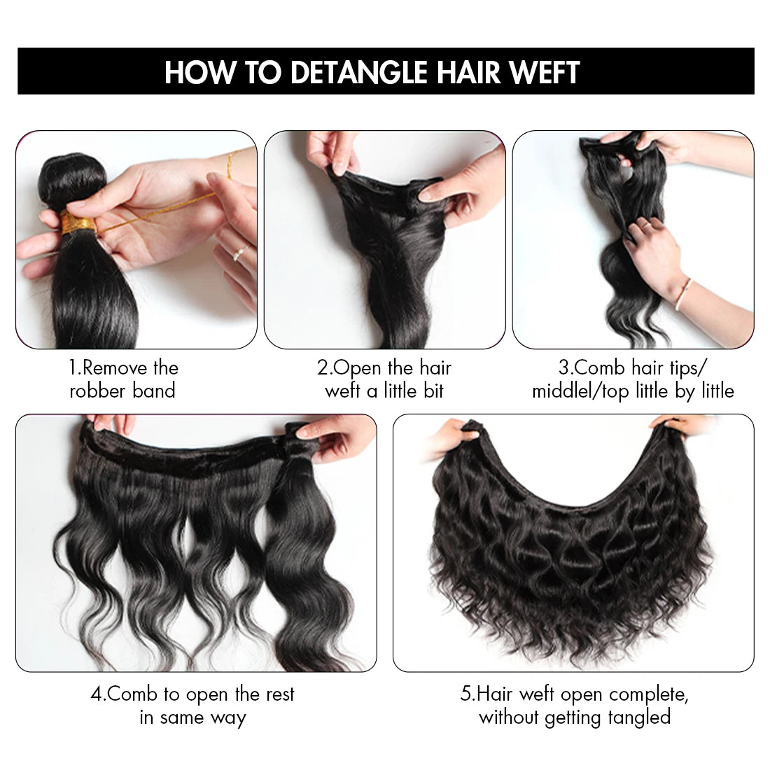 Body Wave Bundles With Closure Malaysia Virgin Human Hair Bundles With 5x5 6x6 HD Transparent Lace Closure Free Part Black Color