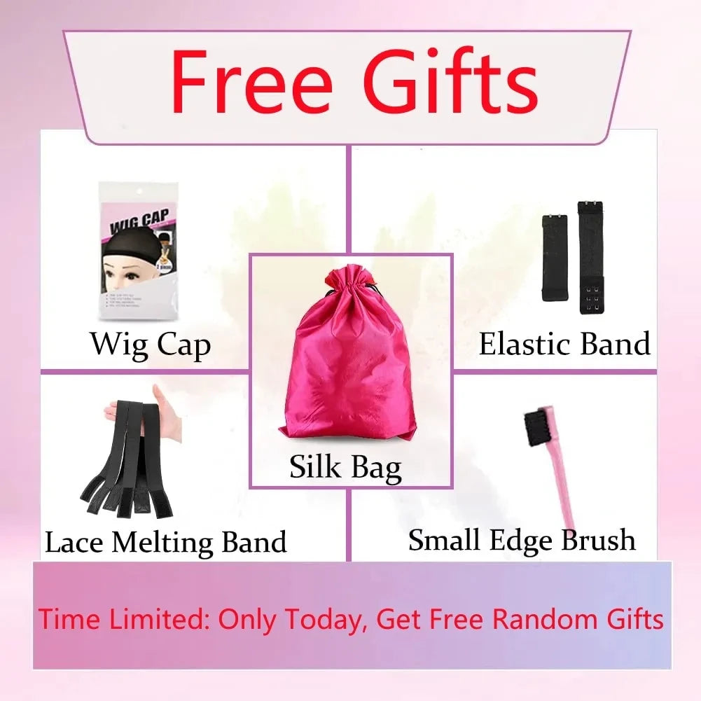 P4/27 Highlight Bone Straight 13x4 HD Lace Frontal Wigs Human Hair Brazilian Ombre Honey Blonde Colored Human Hair Wig For Women